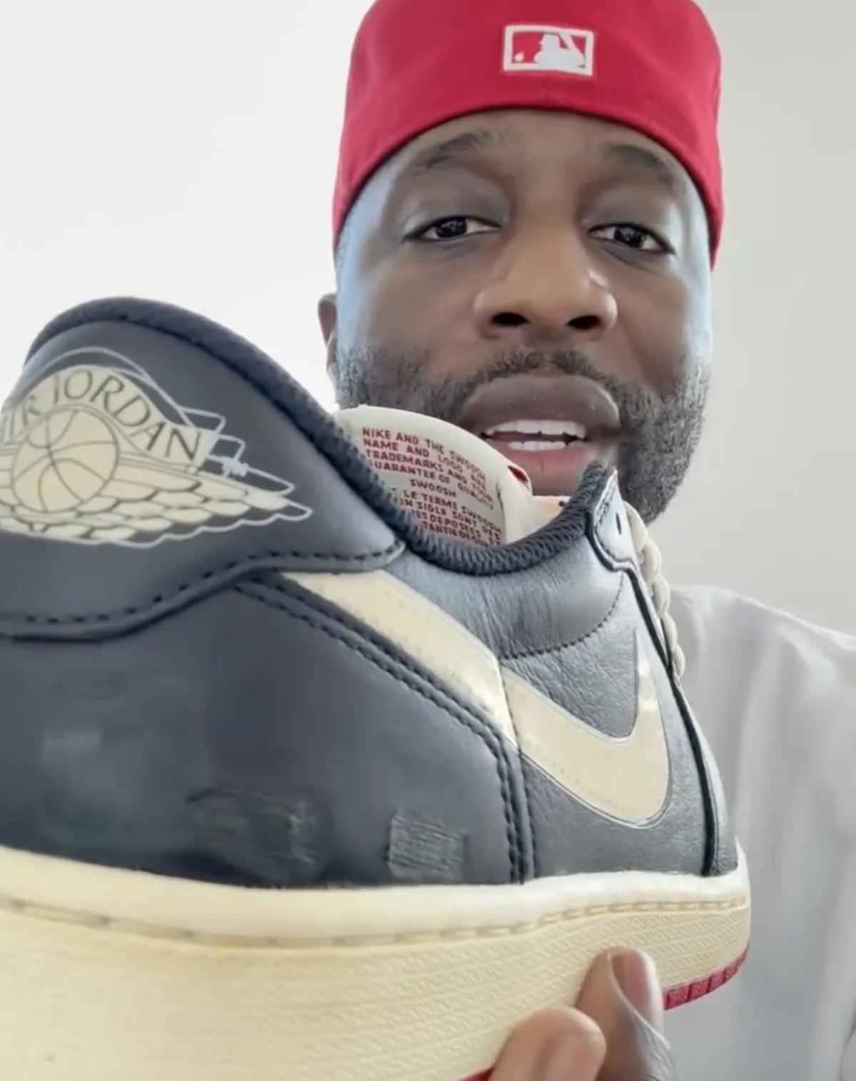 Nigel Sylvester dévoile l' Air Jordan 1 Low OG « Better With Time »