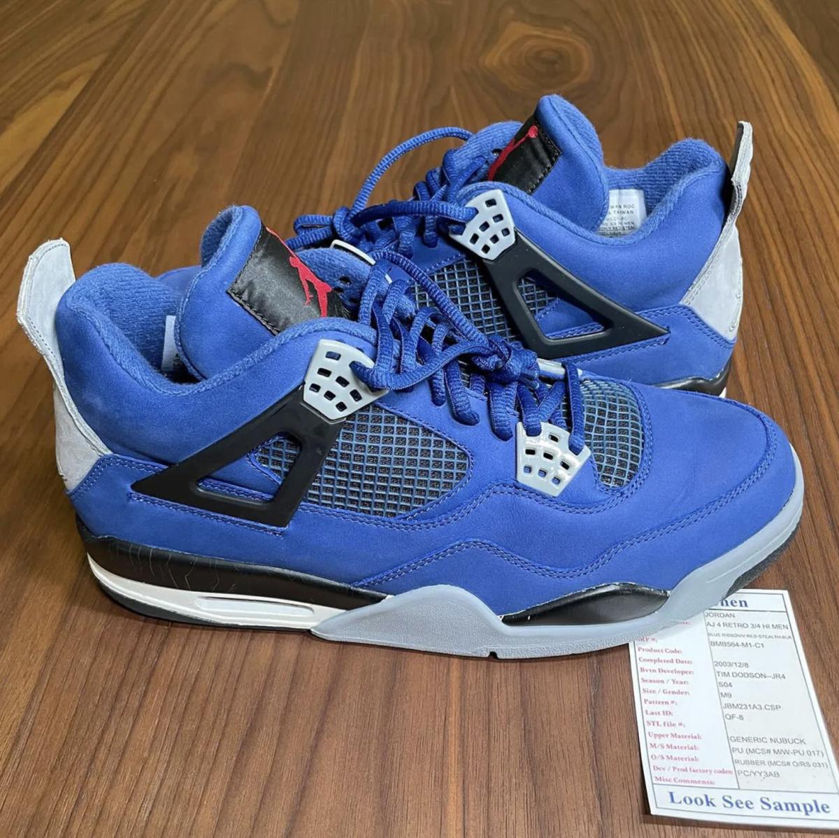 Ce qui aurait pu être l’UNDEFEATED Air Jordan 4… mais Eminem est passé par là