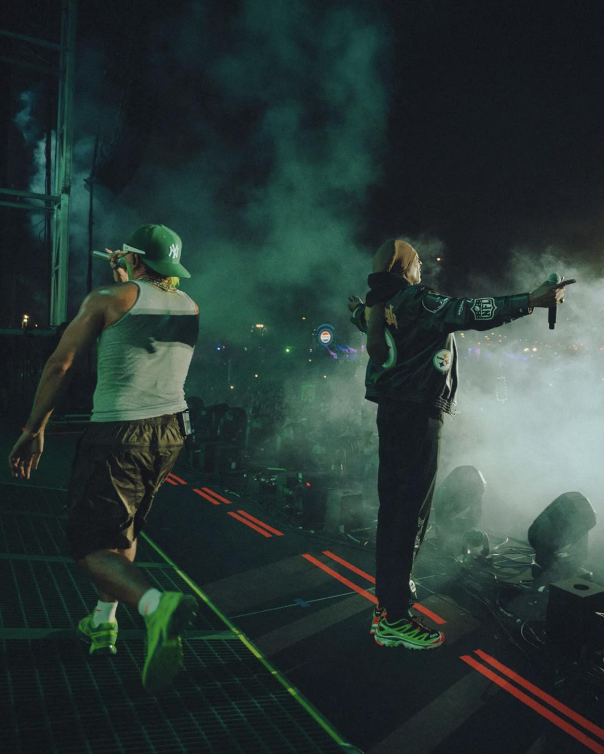 Feid x Salomon XT-4 — L’amitié au sommet Feid x Salomon XT-4 — L’amitié au sommet