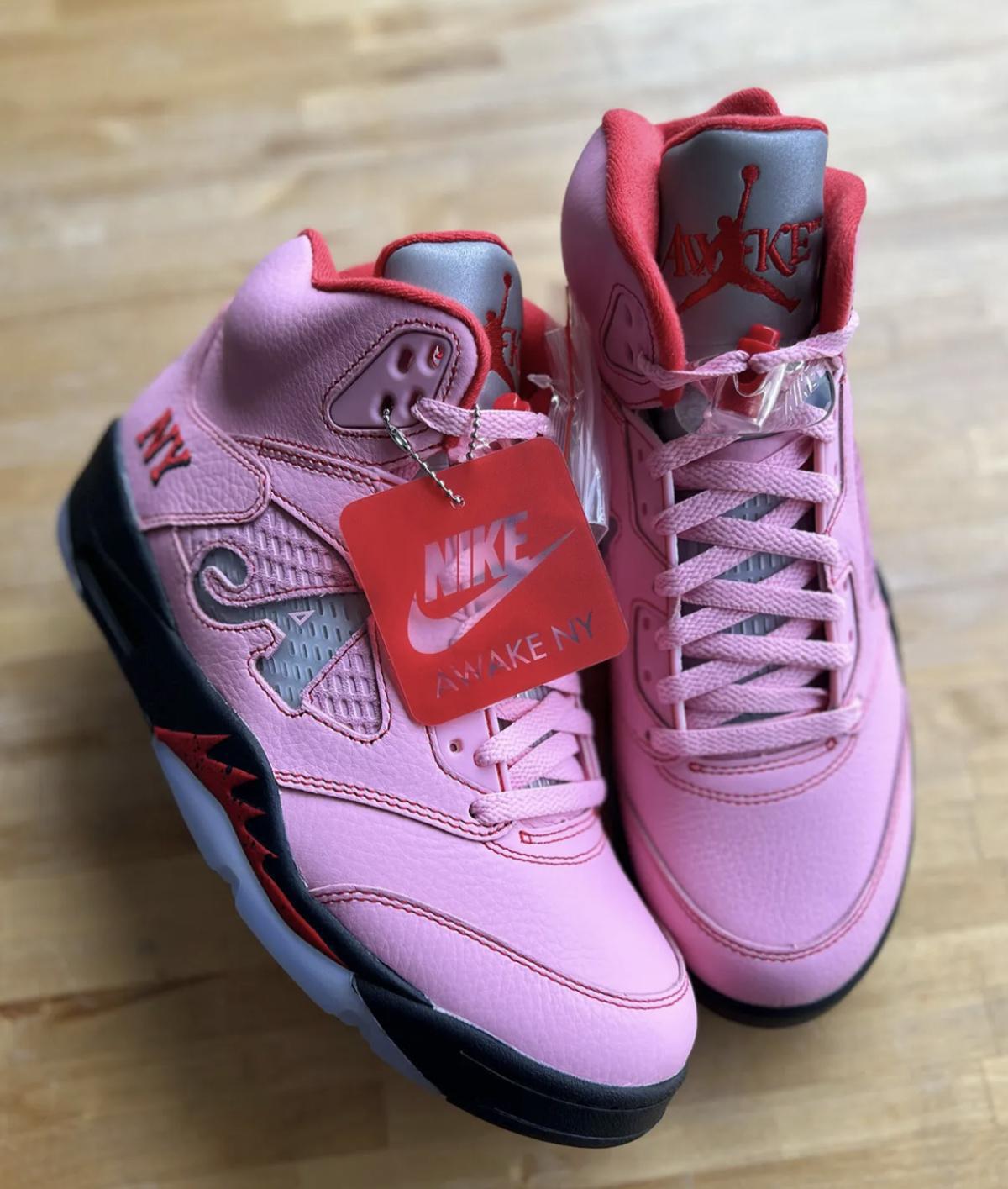 Awake NY x Air Jordan 5 — L’éclat rose d’une 5e révolution