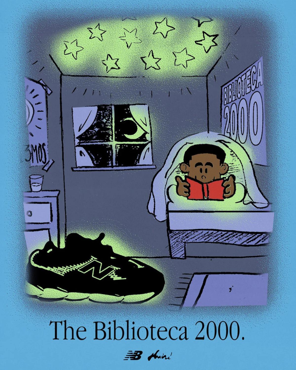 Aminé x New Balance 2000 “Biblioteca” — Quand la lecture s’illumine
