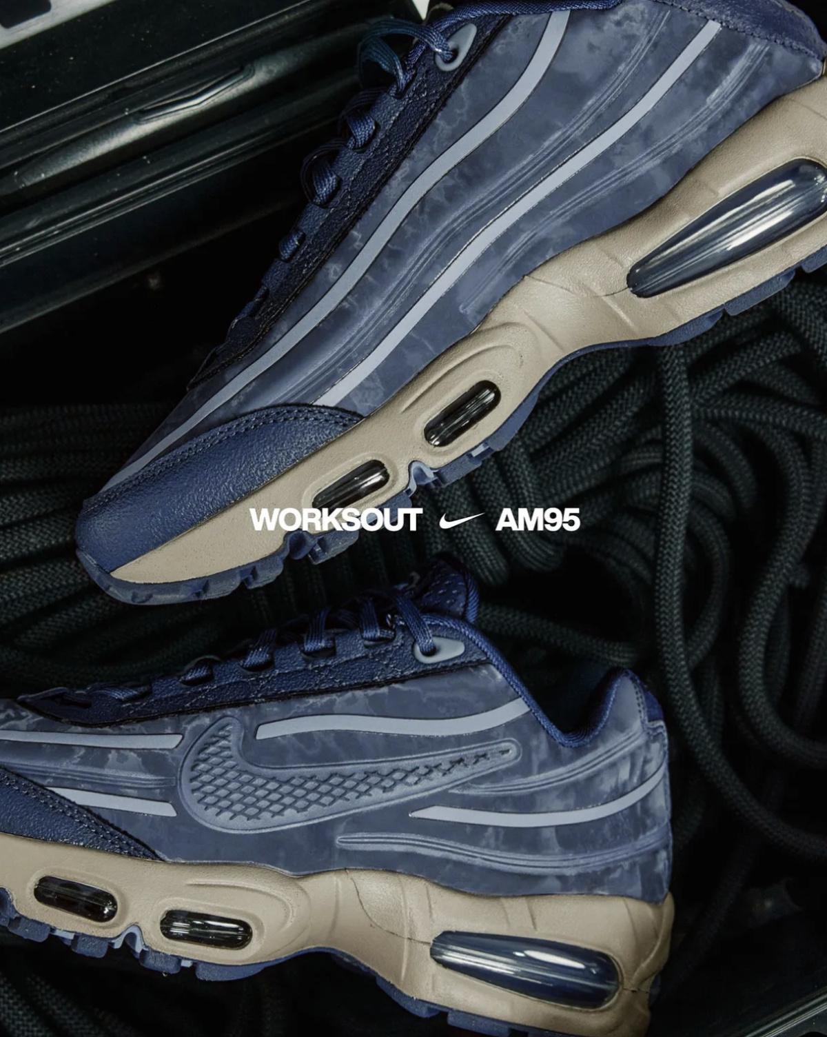 WORKSOUT x Nike Air Max 95 “Thunder Blue” — L’indigo séoulite transforme le classique