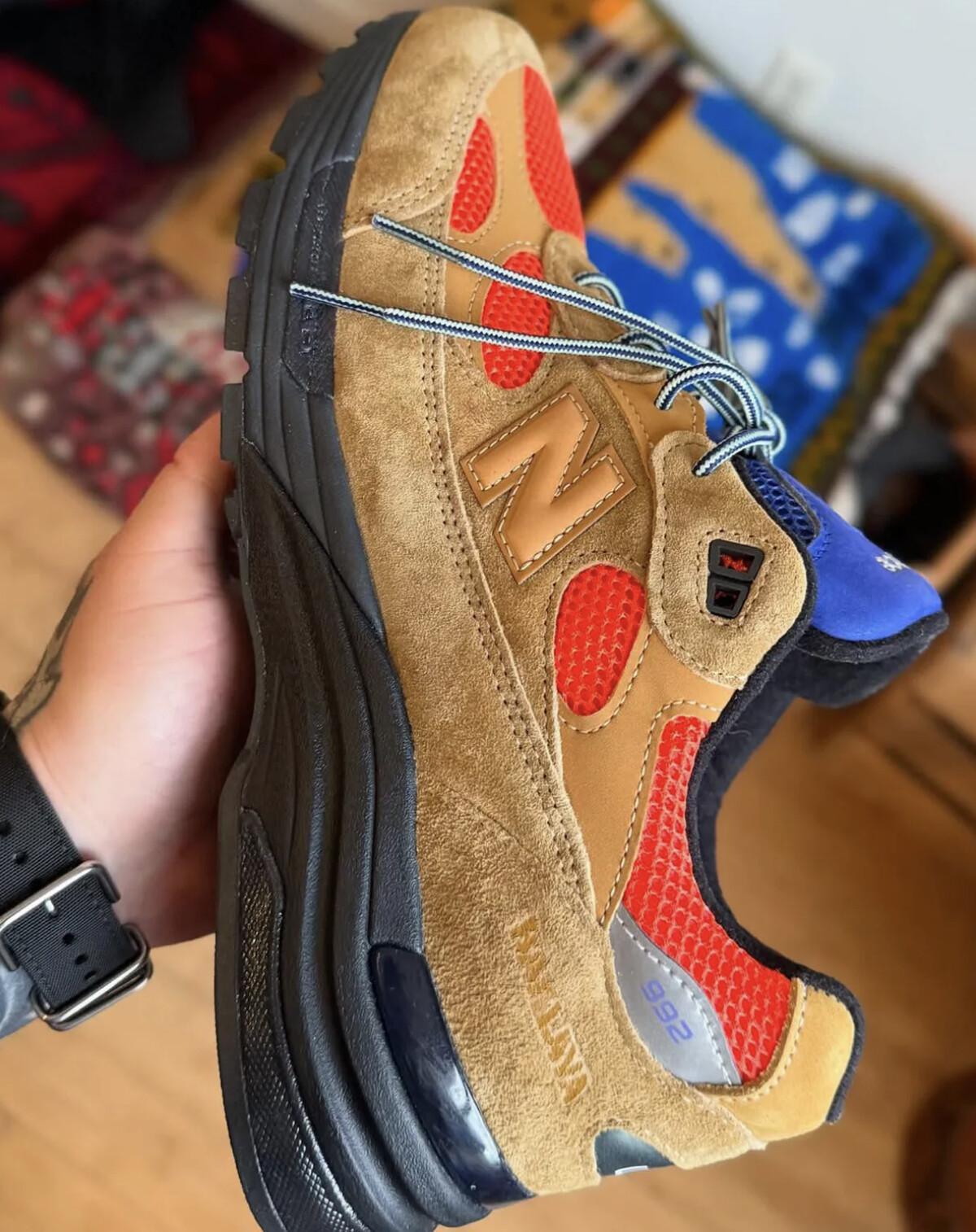 Action Bronson x New Balance 992 “Cosmic Rose” — A Surreal Red Bloom on Classic Ground