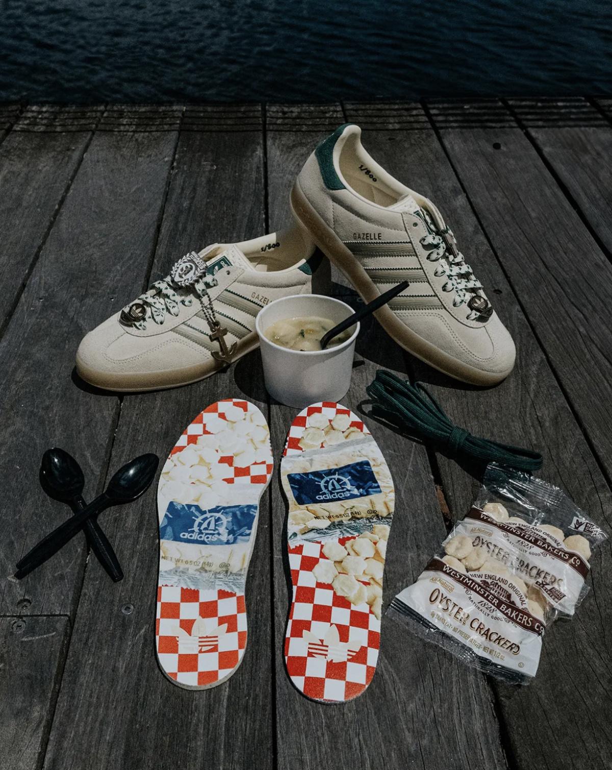 Sneaker Junkies x adidas Gazelle “Clam Chowder” — A Taste of New England, Footwear Edition Sneaker Junkies x adidas Gazelle “Clam Chowder” — A Taste of New England, Footwear Edition