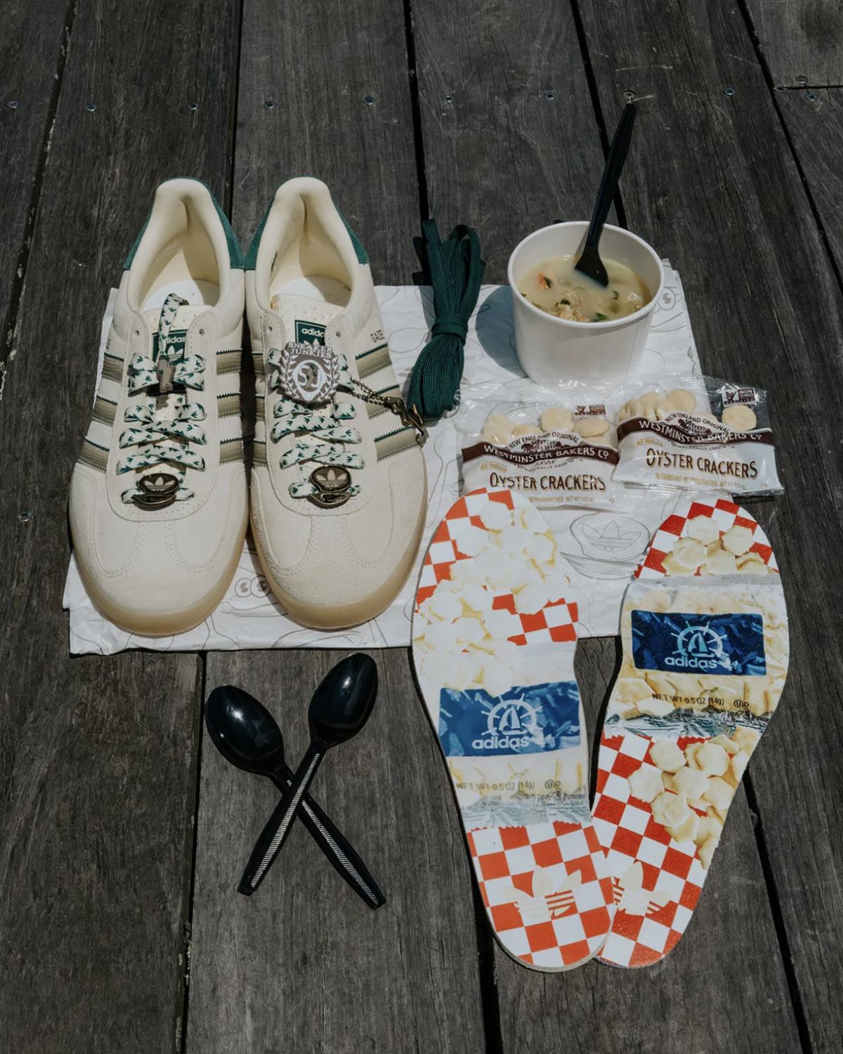 Sneaker Junkies x adidas Gazelle “Clam Chowder” — A Taste of New England, Footwear Edition Sneaker Junkies x adidas Gazelle “Clam Chowder” — A Taste of New England, Footwear Edition