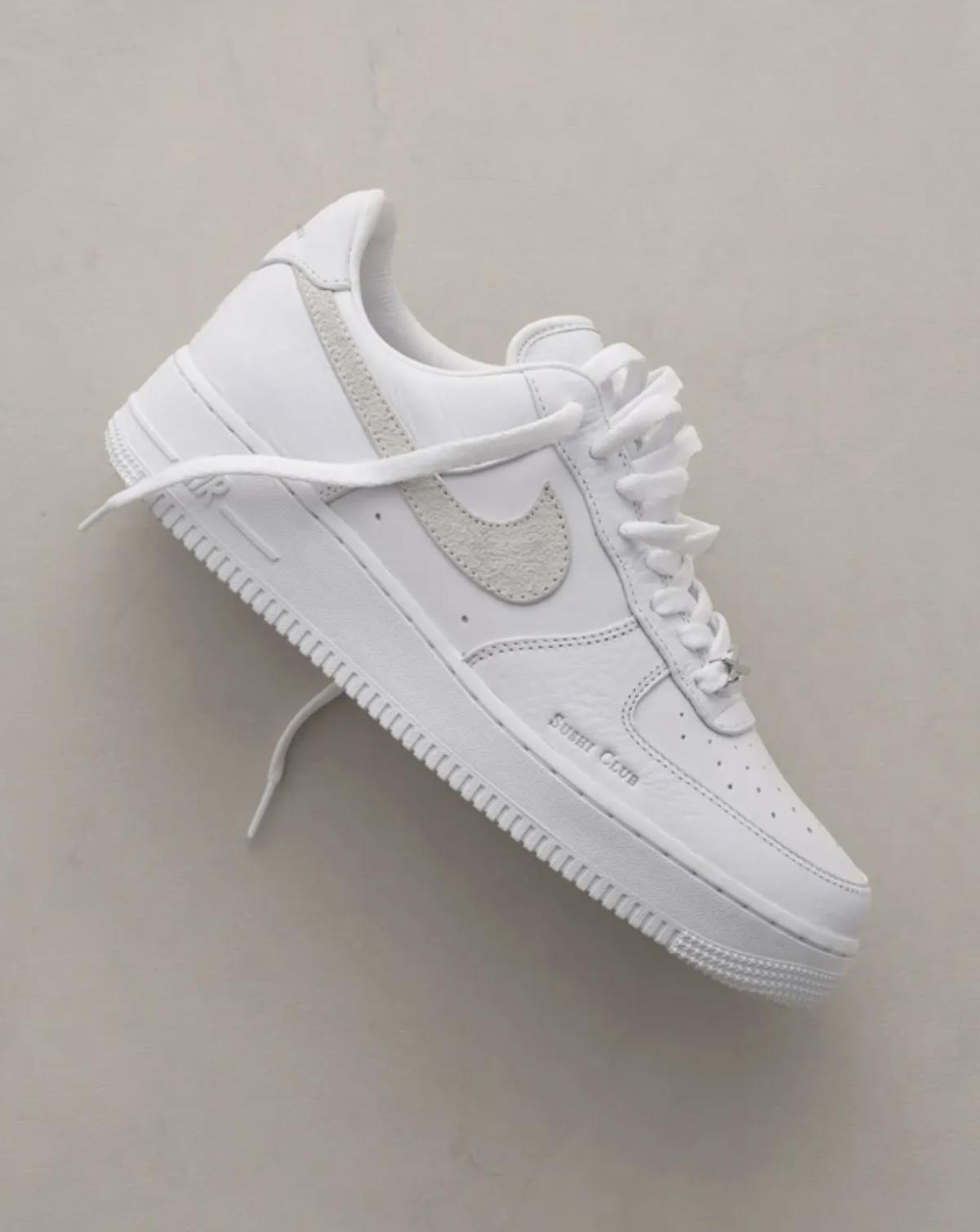 Sushi Club x Nike Air Force 1 Low “Summit White” — Culinary Minimalism Walks the Street