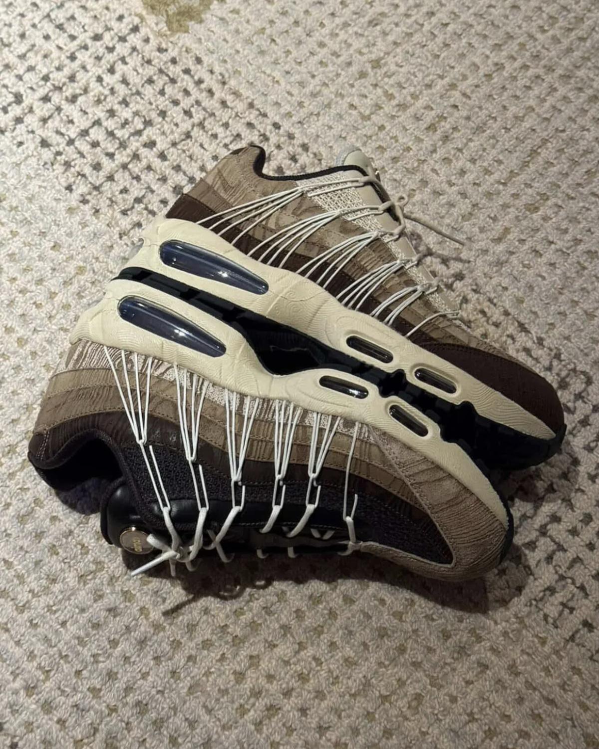 Jay Chou x PHANTACi x Nike Air Max 95 — Friends & Family “Wood Tone” Jay Chou x PHANTACi x Nike Air Max 95 — Friends & Family “Wood Tone”
