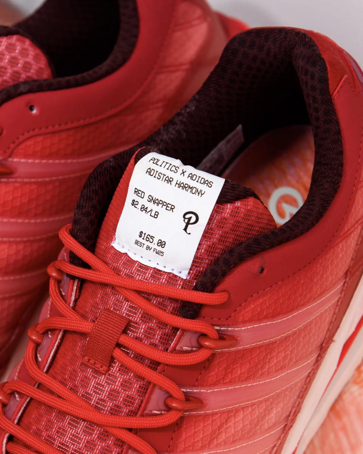 Sneaker Politics x adidas HRMY “Red Snapper” — Un hommage incarné à la côte du golfe