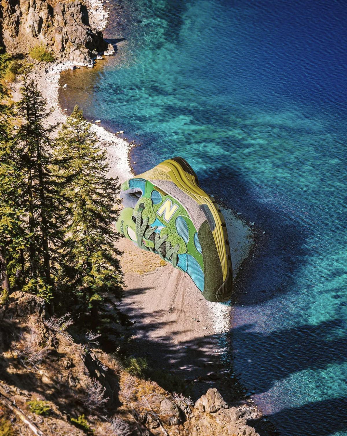 Salehe Bembury × New Balance 992 “Calm Be The Crater” — La nature relue par un des stylistes les plus influents