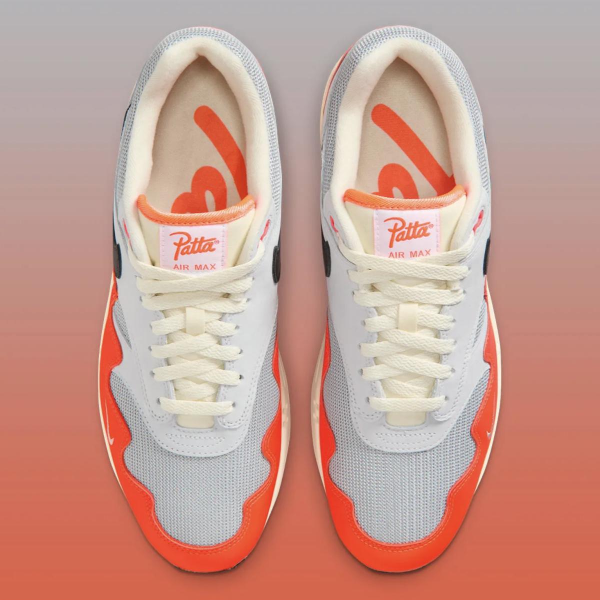 Patta × Nike Air Max 1 “Hyper Crimson” — La vague orange venue d’Amsterdam Patta × Nike Air Max 1 “Hyper Crimson” — La vague orange venue d’Amsterdam
