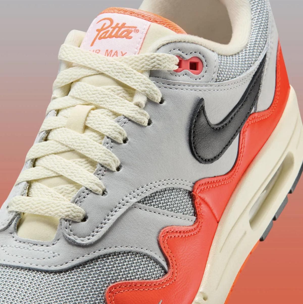 Patta × Nike Air Max 1 “Hyper Crimson” — La vague orange venue d’Amsterdam Patta × Nike Air Max 1 “Hyper Crimson” — La vague orange venue d’Amsterdam
