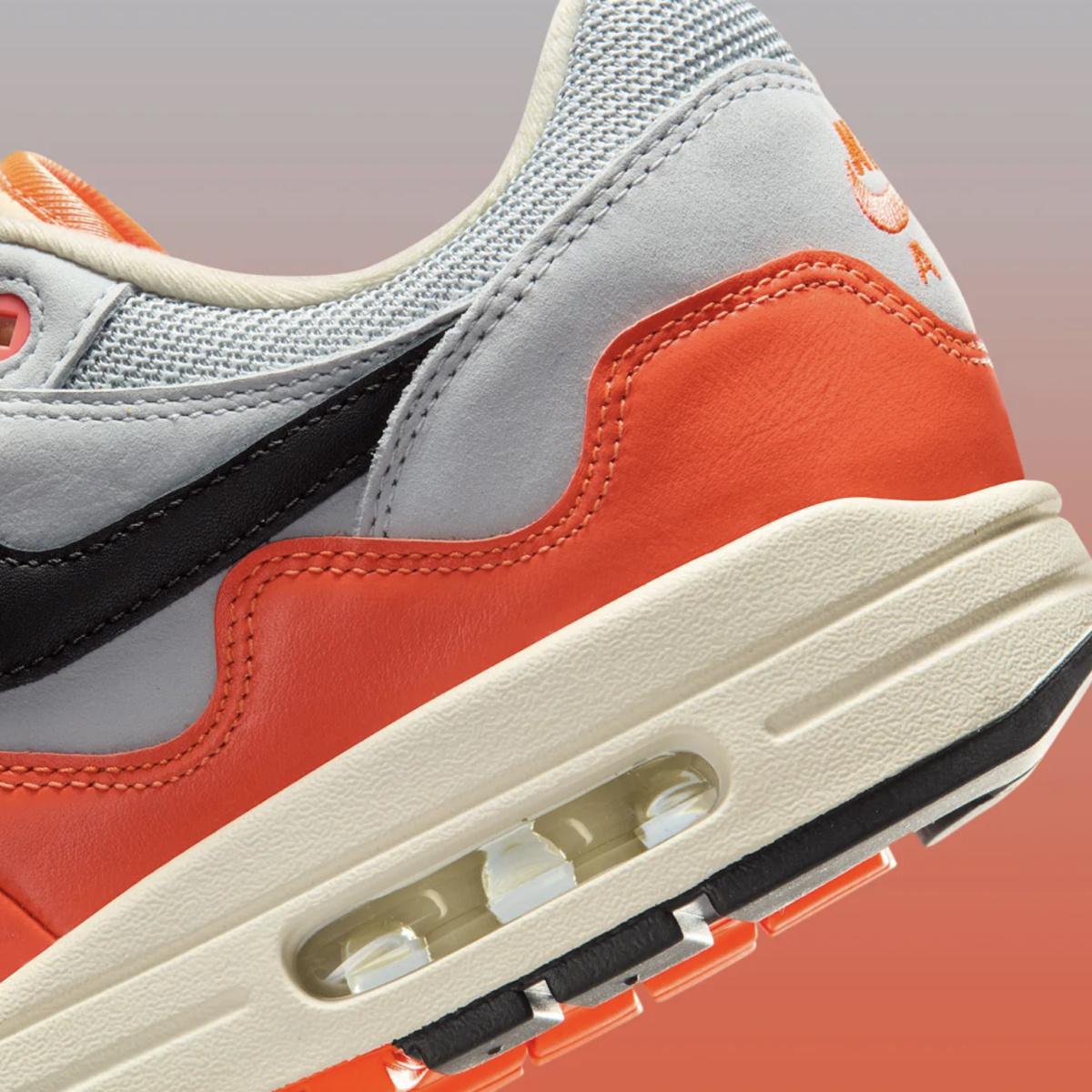 Patta × Nike Air Max 1 “Hyper Crimson” — La vague orange venue d’Amsterdam