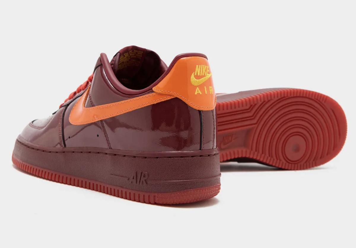 Nike Air Force 1 Low Patent Leather “Red / Orange” — Le verni des années 2000 fait son retour