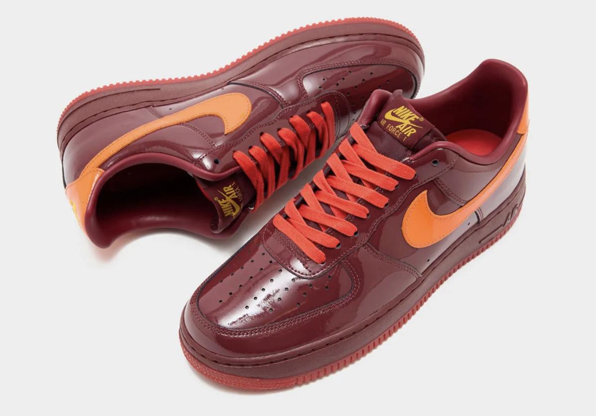 Nike Air Force 1 Low Patent Leather “Red / Orange” — Le verni des années 2000 fait son retour