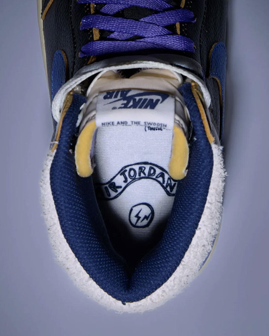 Fragment × Union × Air Jordan 1 “Black / Royal” — Quand deux héritages fusionnent