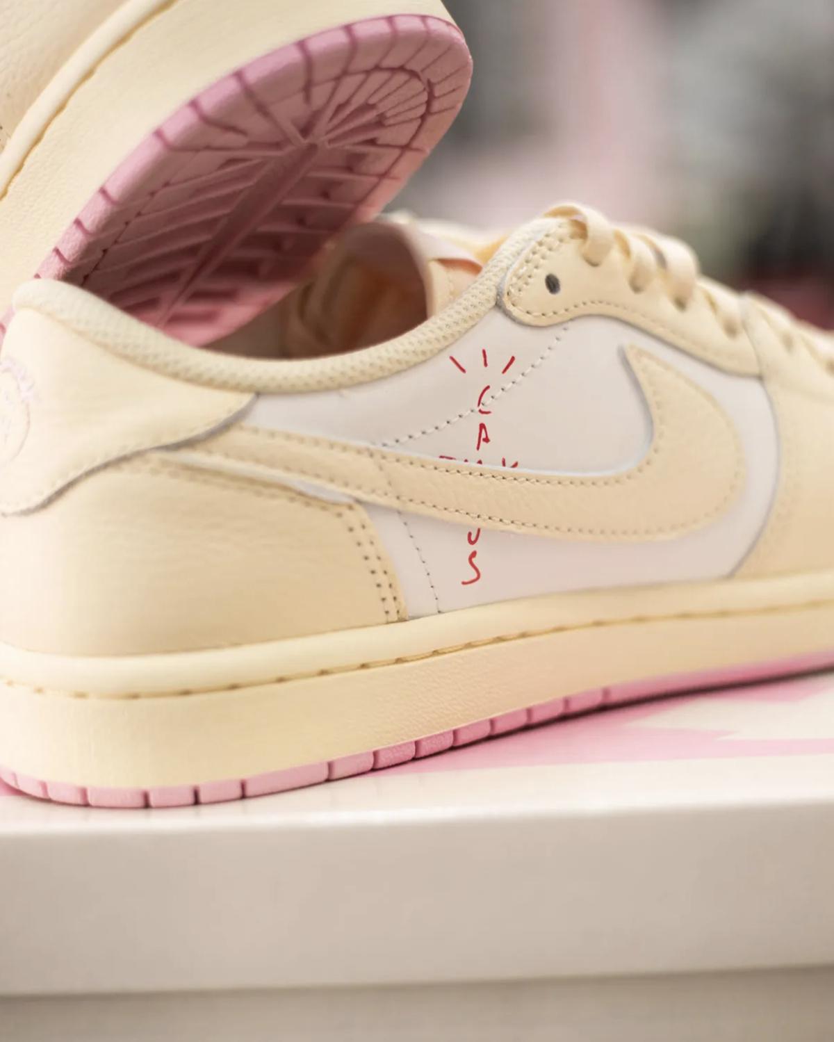 Travis Scott × Air Jordan 1 Low OG “Shy Pink” — Faire évoluer sans rompre Travis Scott × Air Jordan 1 Low OG “Shy Pink” — Faire évoluer sans rompre