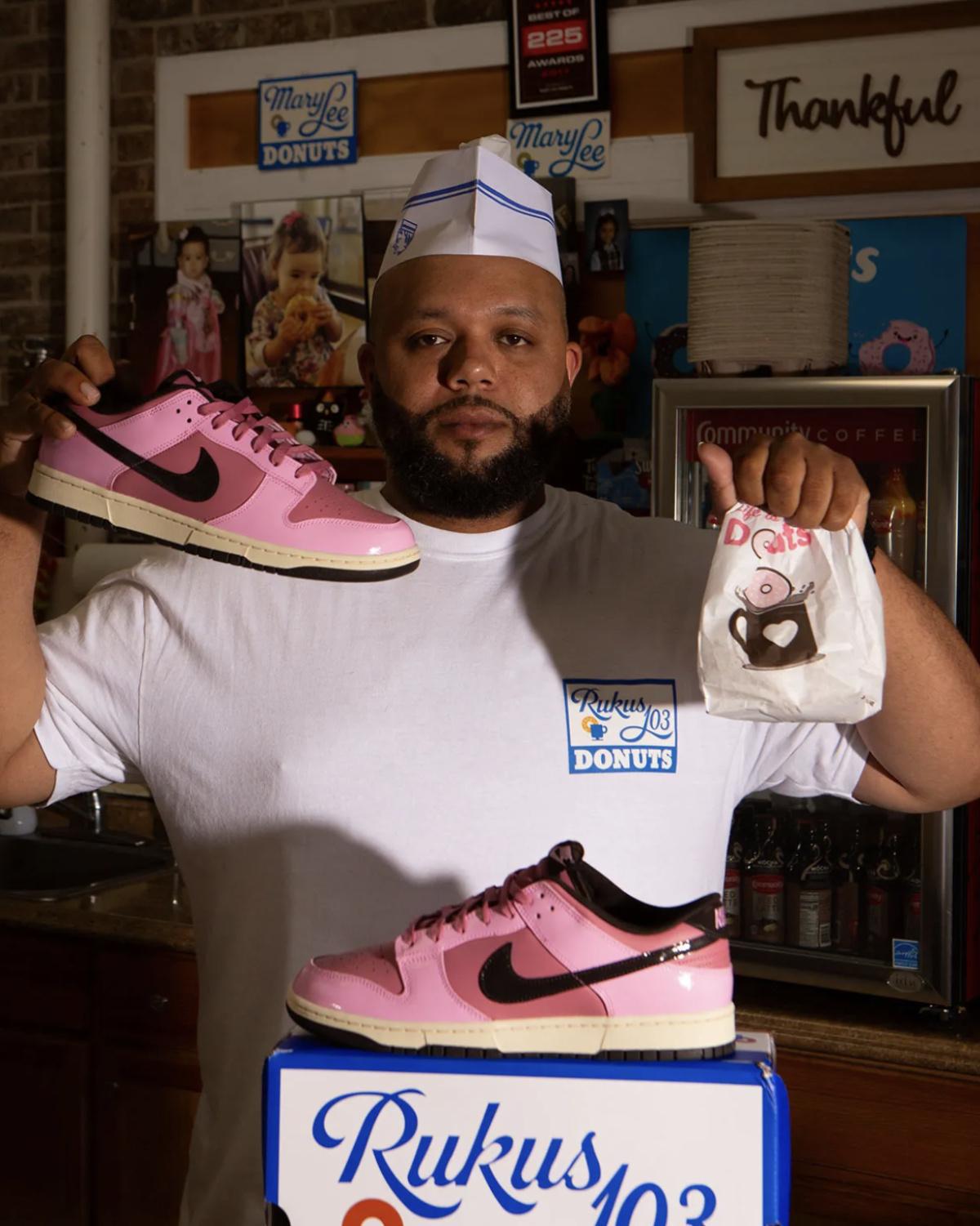 Rukus × Nike Dunk Low “Donuts” — Quand la culture locale devient une sneaker