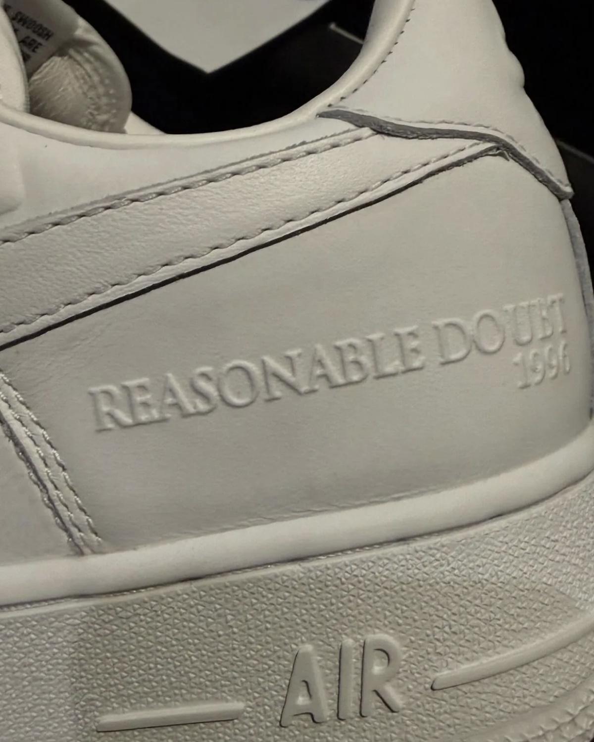 Nike Air Force 1 “Reasonable Doubt” — Quand une sneaker célèbre un album devenu patrimoine