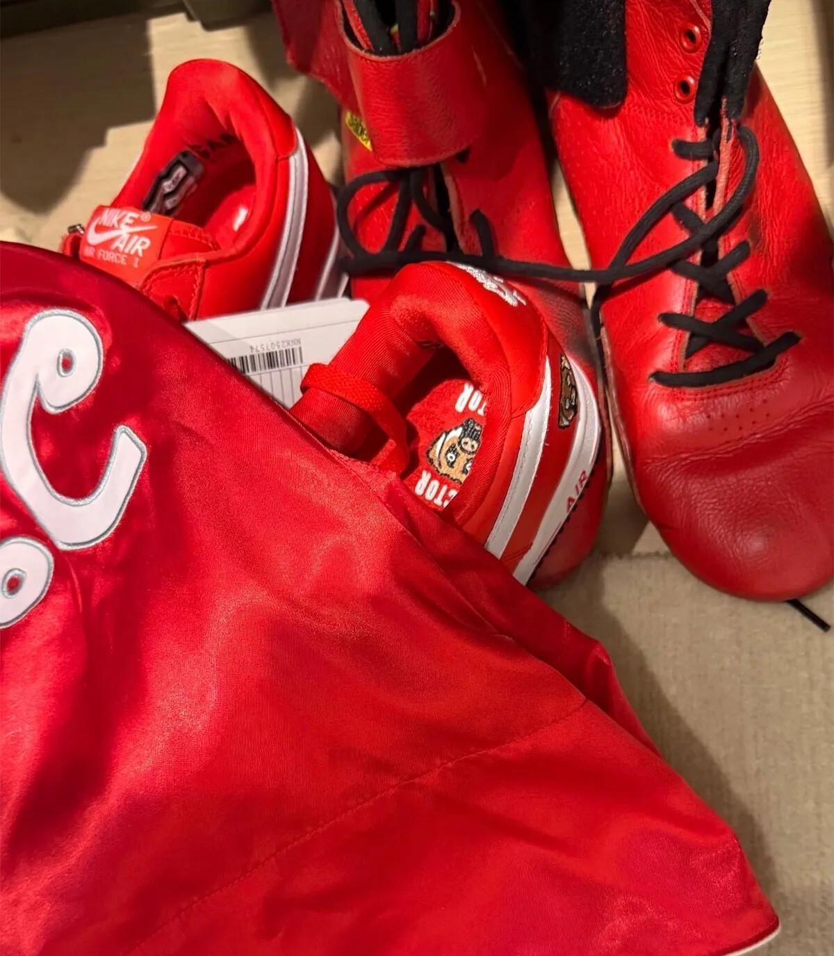 Victor Victor × Nike Air Force 1 — Quand le rouge prend le relais Victor Victor × Nike Air Force 1 — Quand le rouge prend le relais