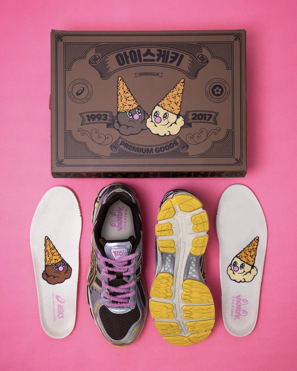 VANDYTHEPINK × ASICS GEL-Kayano 12.1 — Quand la gourmandise devient un langage créatif