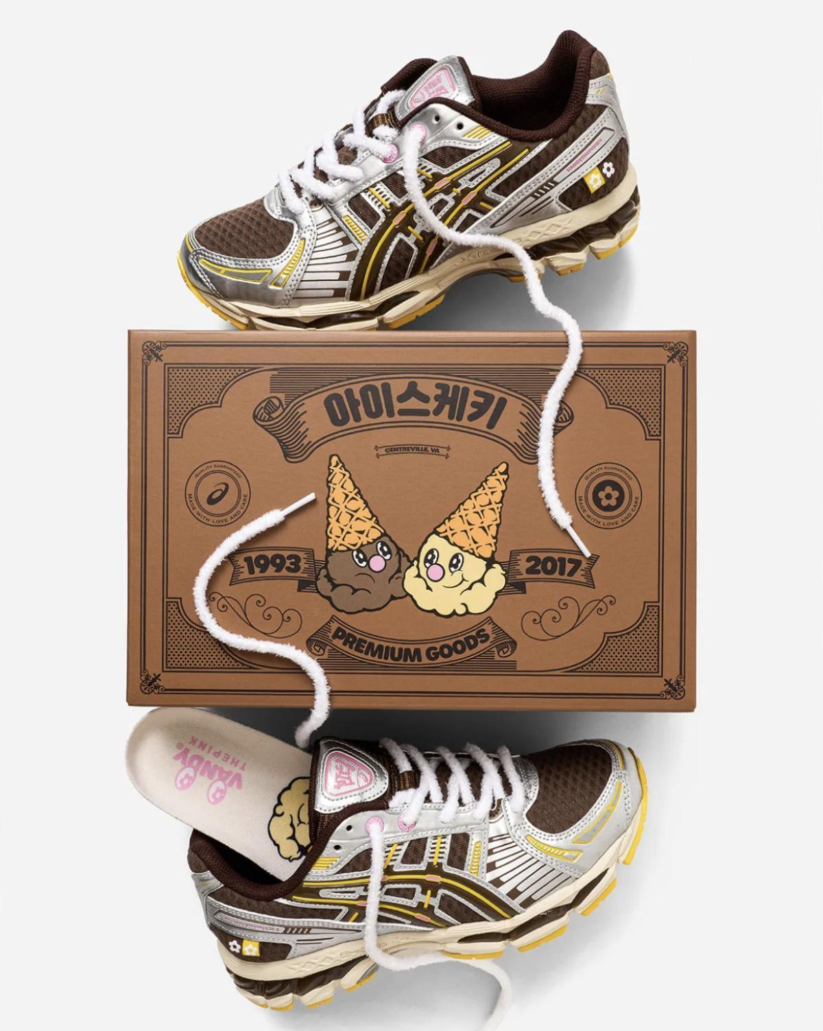 VANDYTHEPINK × ASICS GEL-Kayano 12.1 — Quand la gourmandise devient un langage créatif