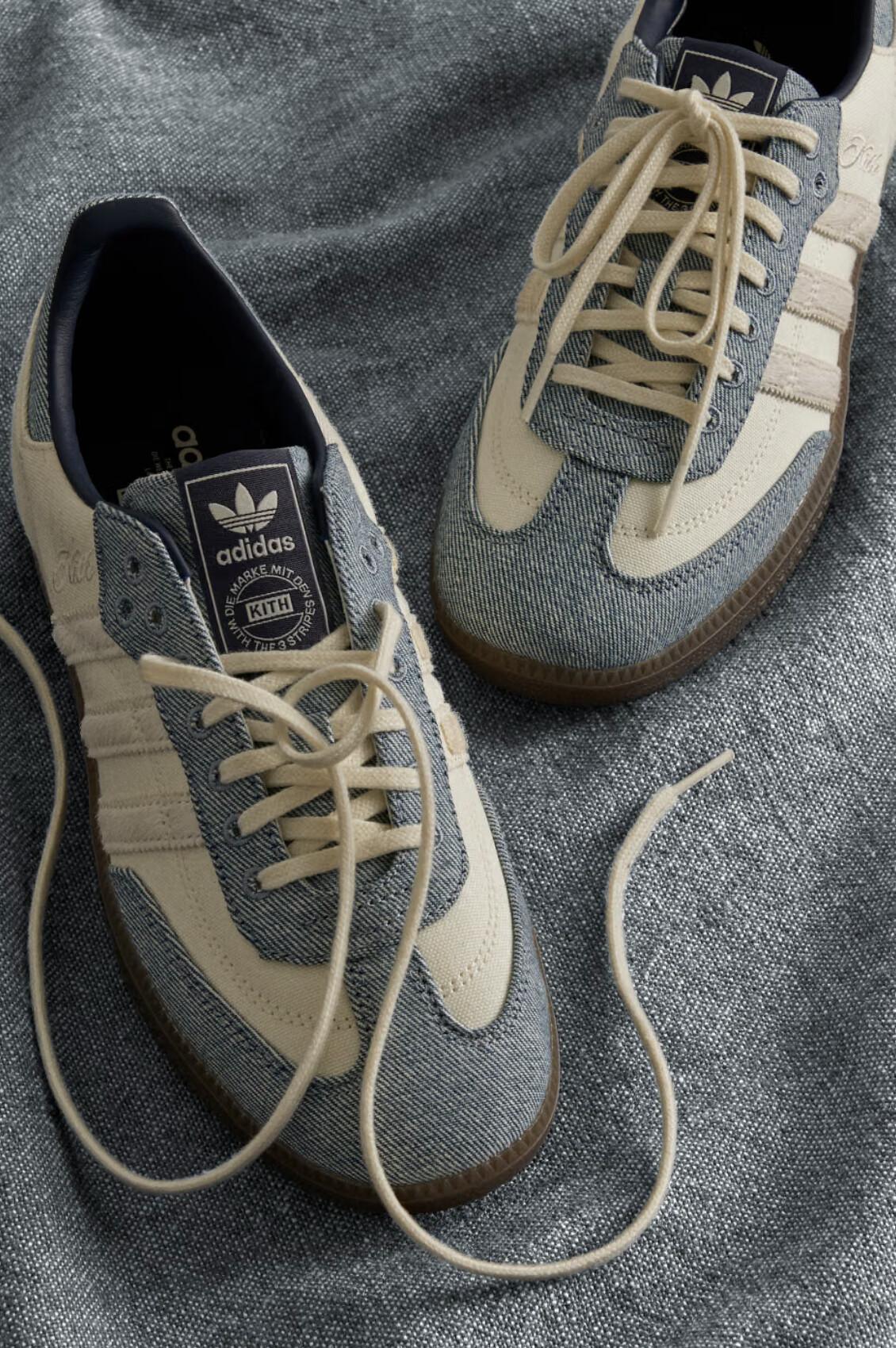 Kith habille la Samba de denim Kith habille la Samba de denim