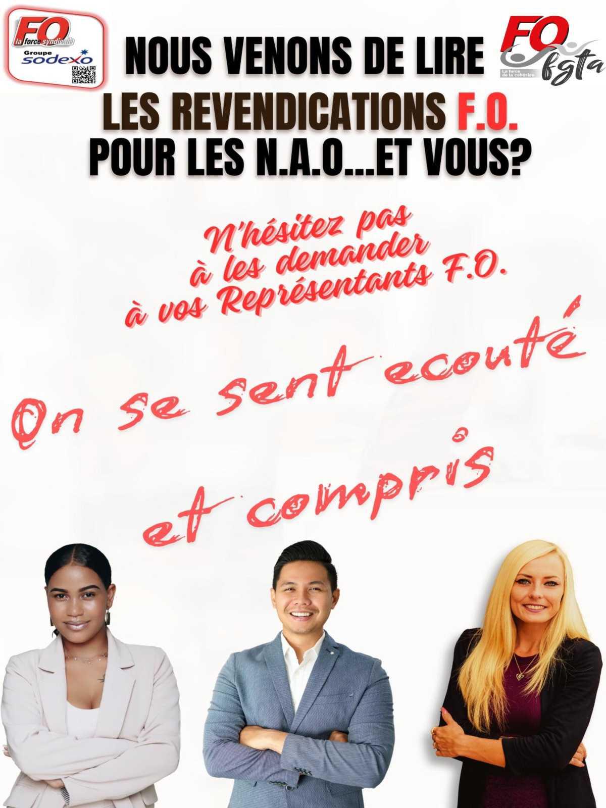 Flash N.A.O et revendications Employés