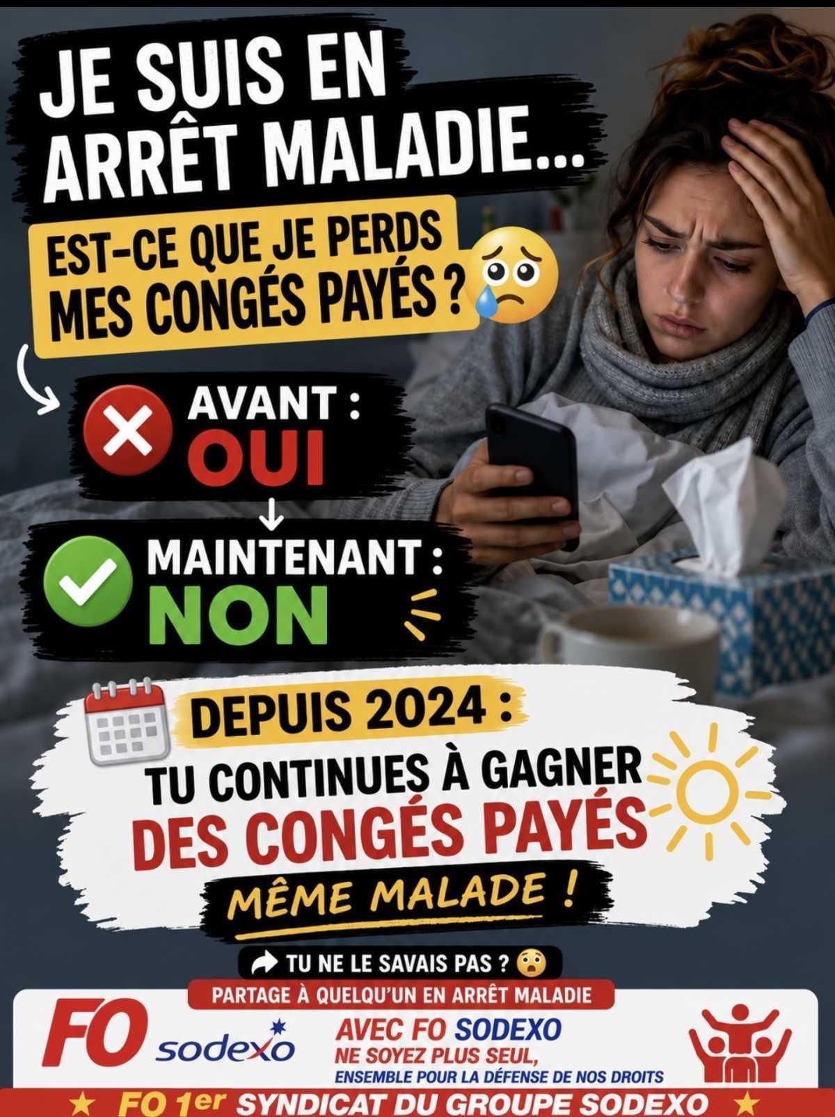 Flash rappel CP maladie