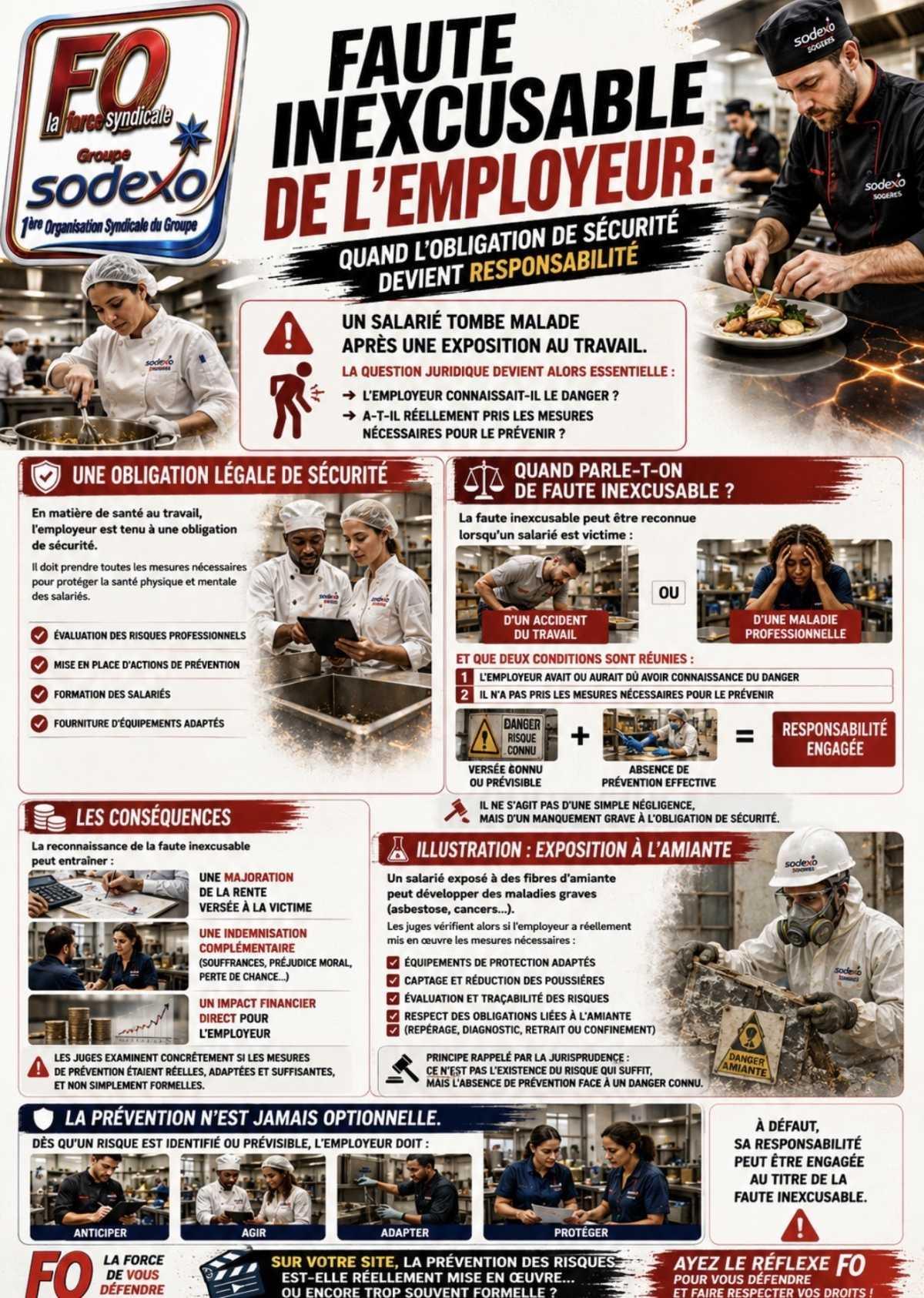 Flash faute Inexcusable de l'employeur