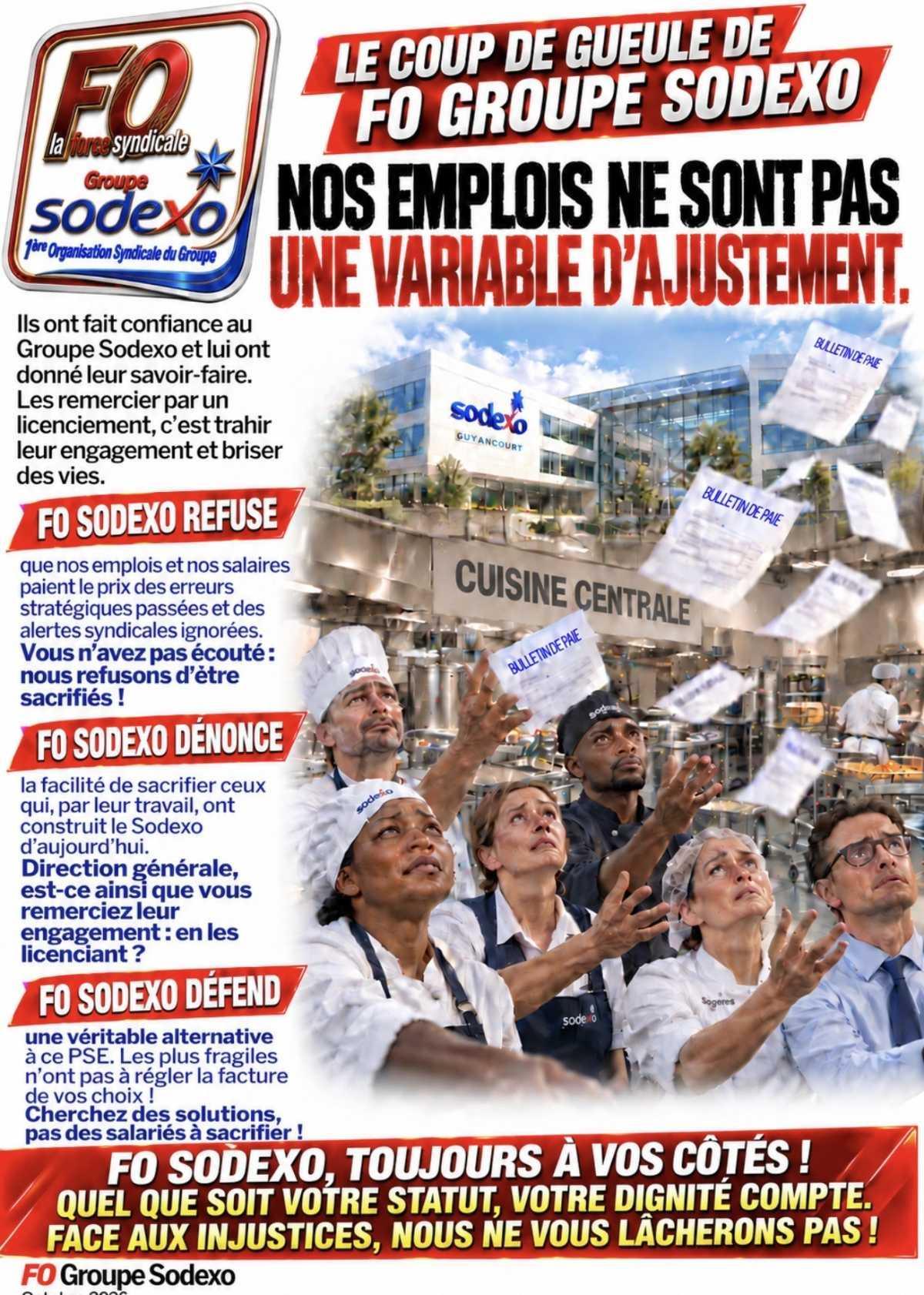 Vos emplois ne sont pas une variable d'ajustement!