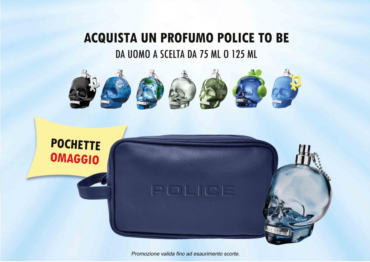 Pochette Police blu OMAGGIO