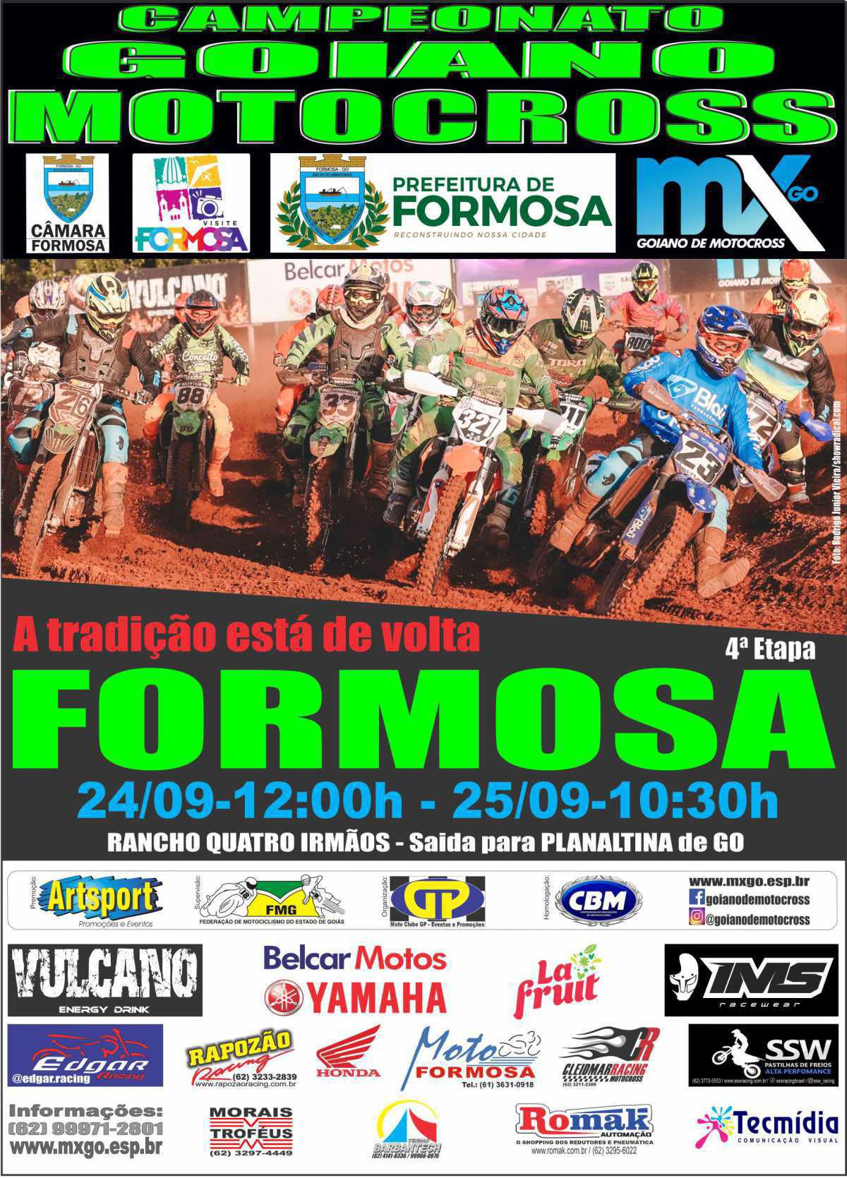 FORMOSA SERÁ A PROXIMA PARADA DO MXGO