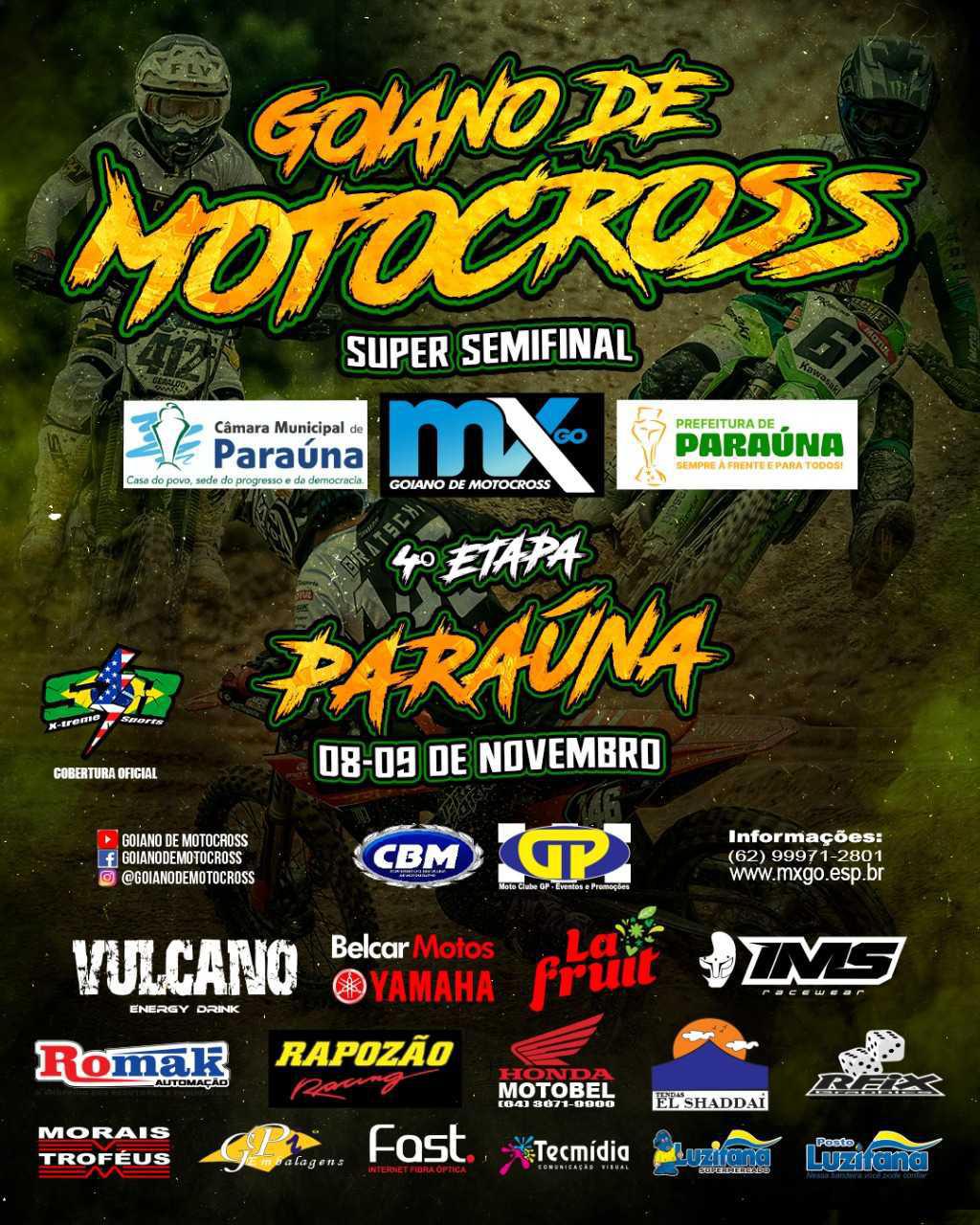 PARAUNA RECEBE A SUPER SEMI FINAL DO MXGO