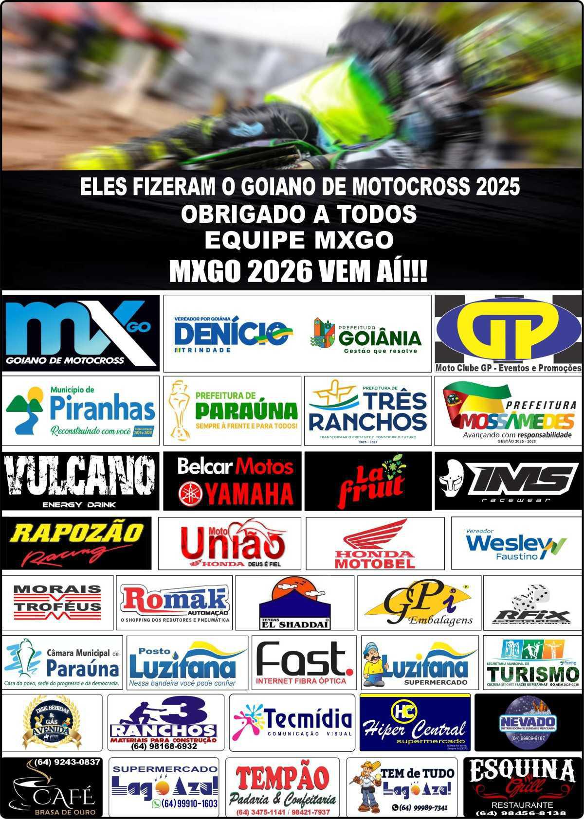 ELES FIZERAM O MXGO 2025, OBRIGADO A TODOS.