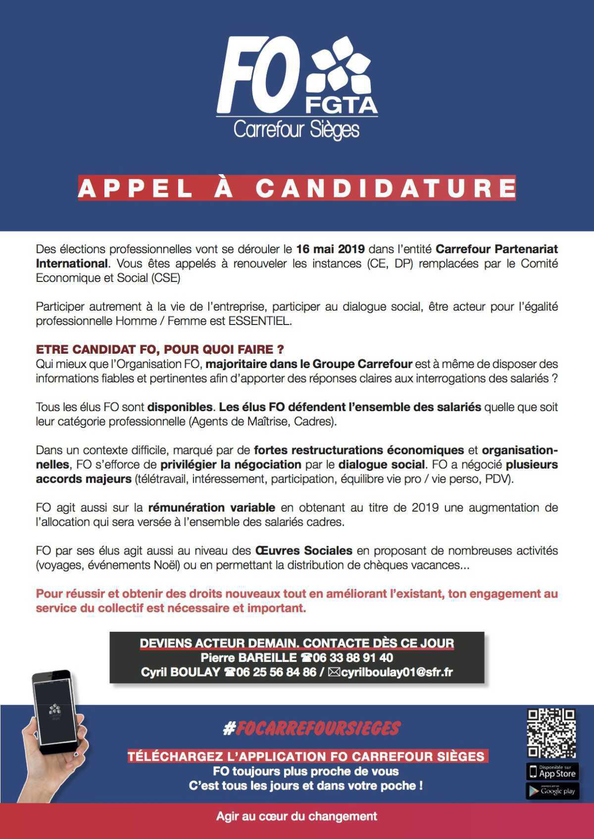 Appel à candidature-Carrefour Partenariat International 