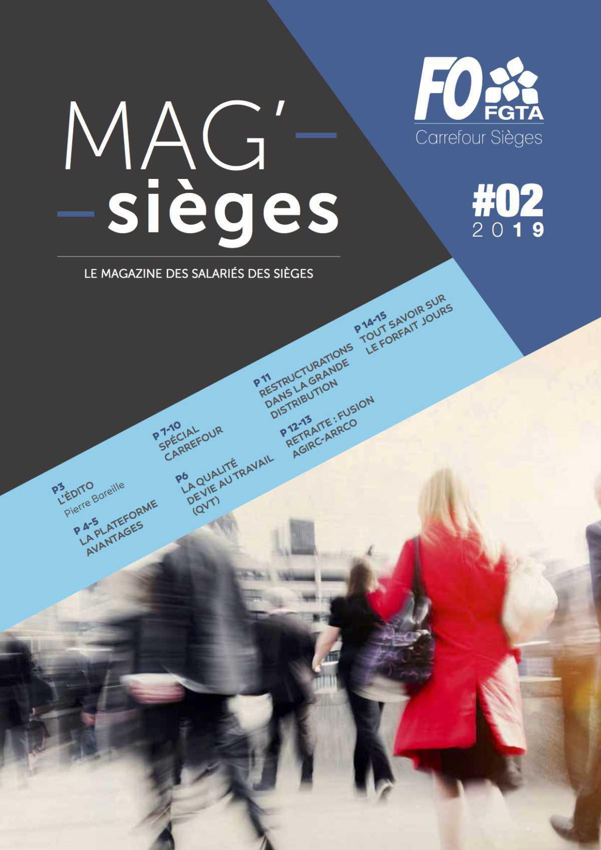 MAG'SIÈGES-Le magazine des salariés des sièges Carrefour