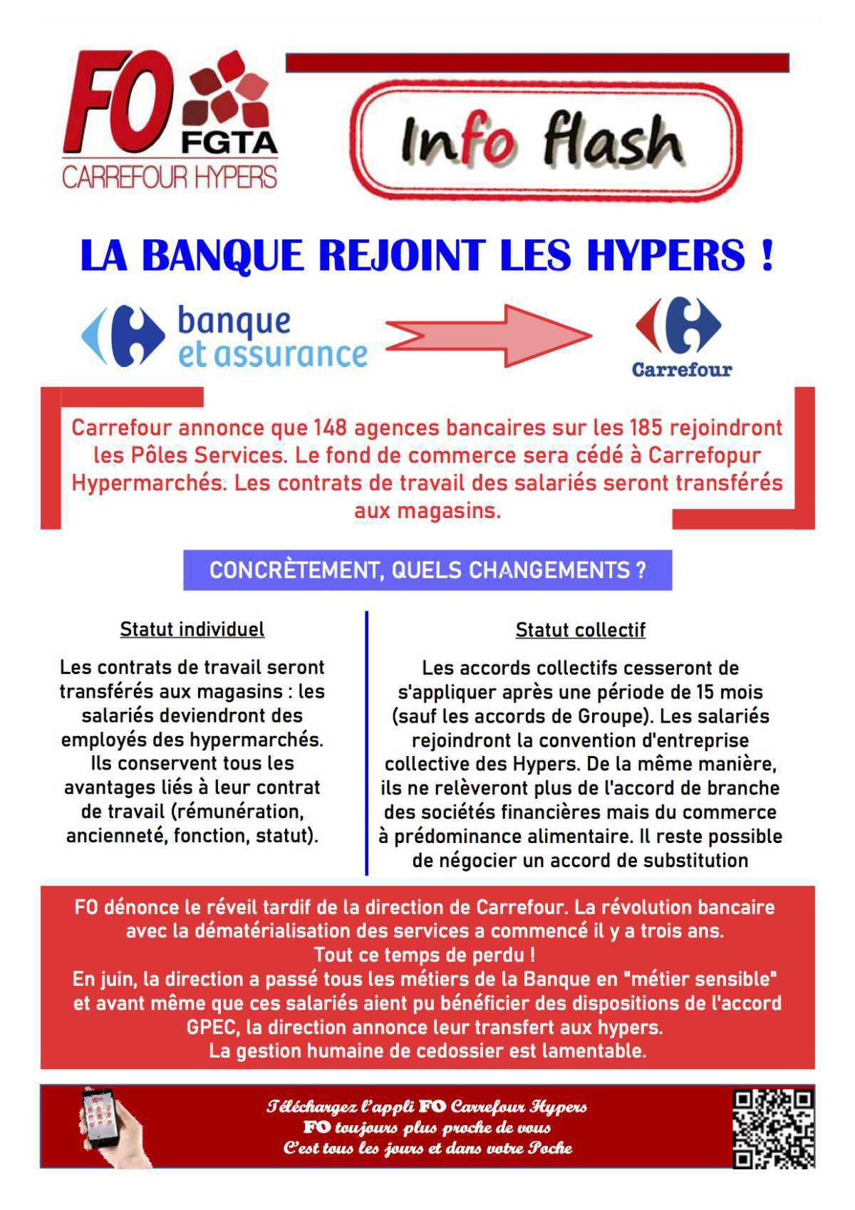 Info flash-La Banque rejoint les Hypers! Info flash-La Banque rejoint les Hypers!