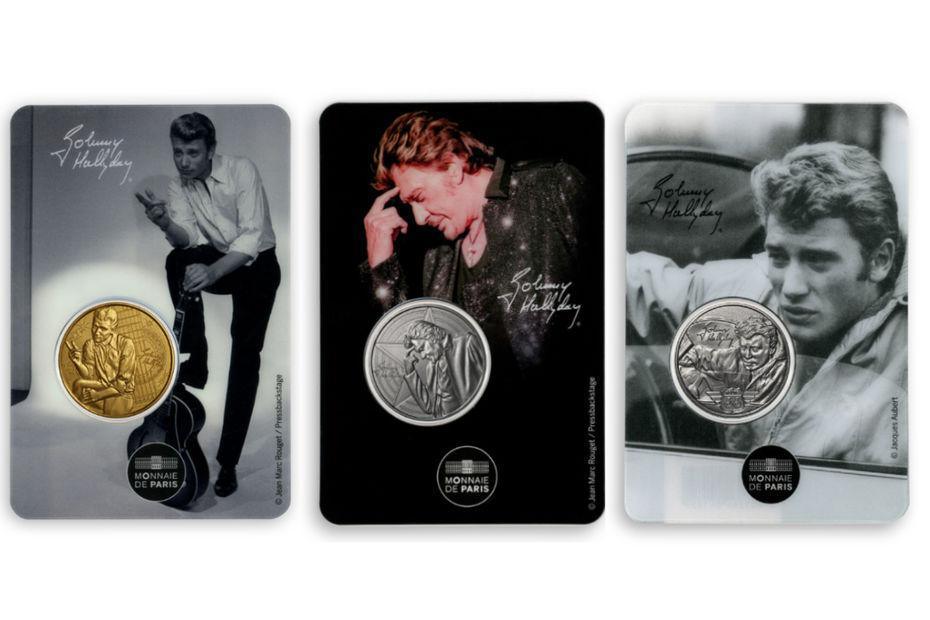 Les médailles Johnny Hallyday en exclusivité chez Carrefour!