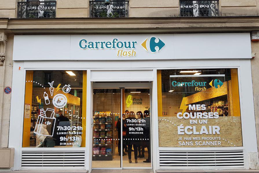 En images : Carrefour ouvre « Flash », son magasin autonome bourré de technologies