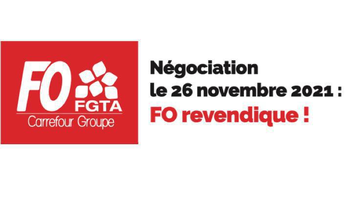 Négociation le 26 novembre 2021 : FO revendique ! Négociation le 26 novembre 2021 : FO revendique !