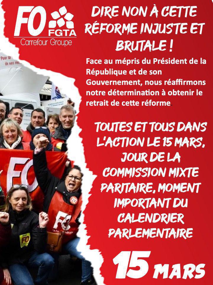 Dire non à cette réforme injuste et brutale!