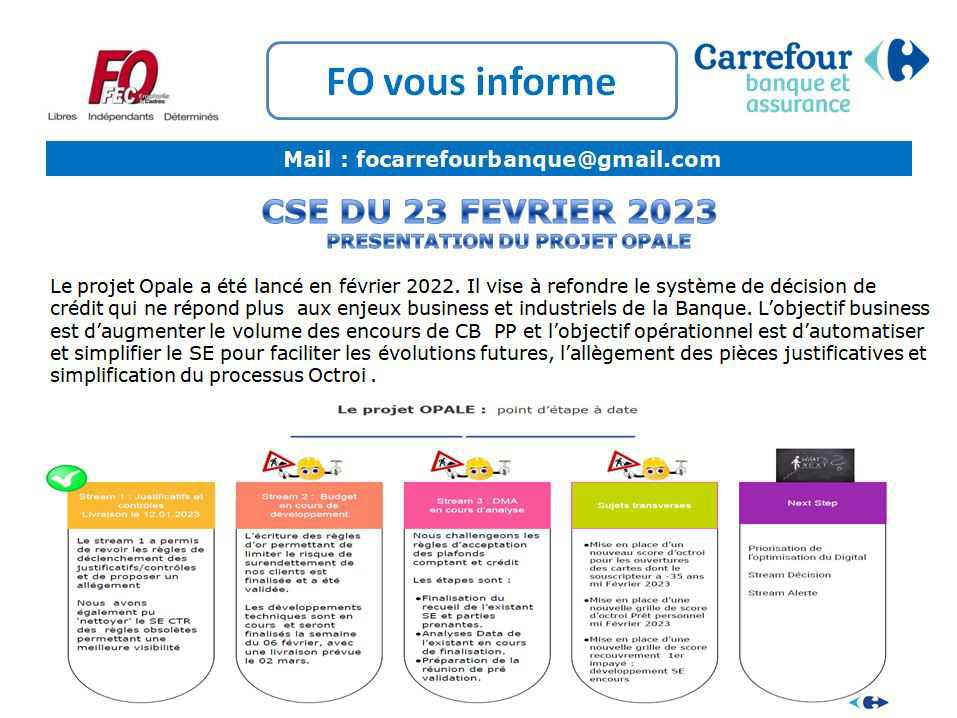 Compte rendu FO réunion CSE du 23-02-2023