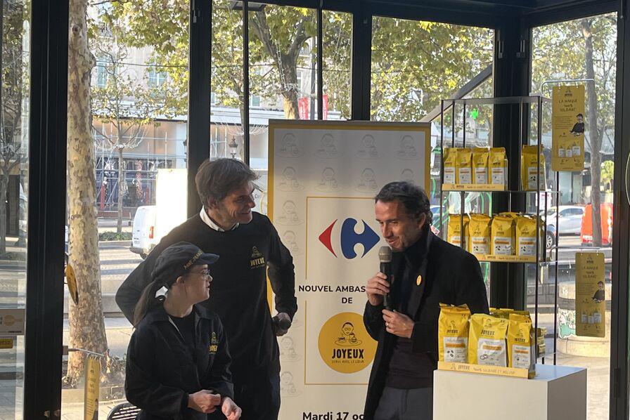 Carrefour va distribuer des cafés handi-solidaires signés Joyeux Carrefour va distribuer des cafés handi-solidaires signés Joyeux