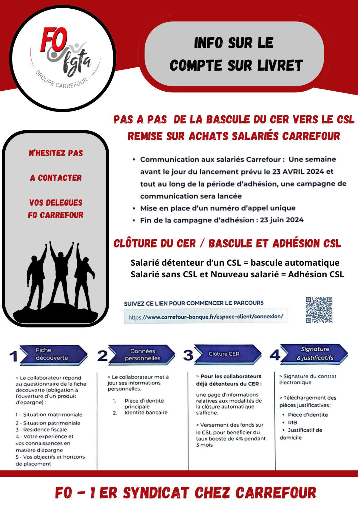 InFO sur le livret compte sur livret