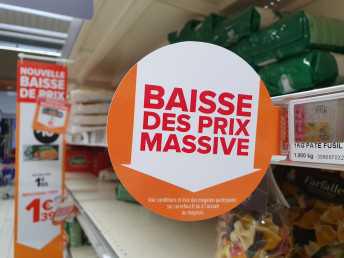 Les Carrefour français à -6% au 3ème trimestre