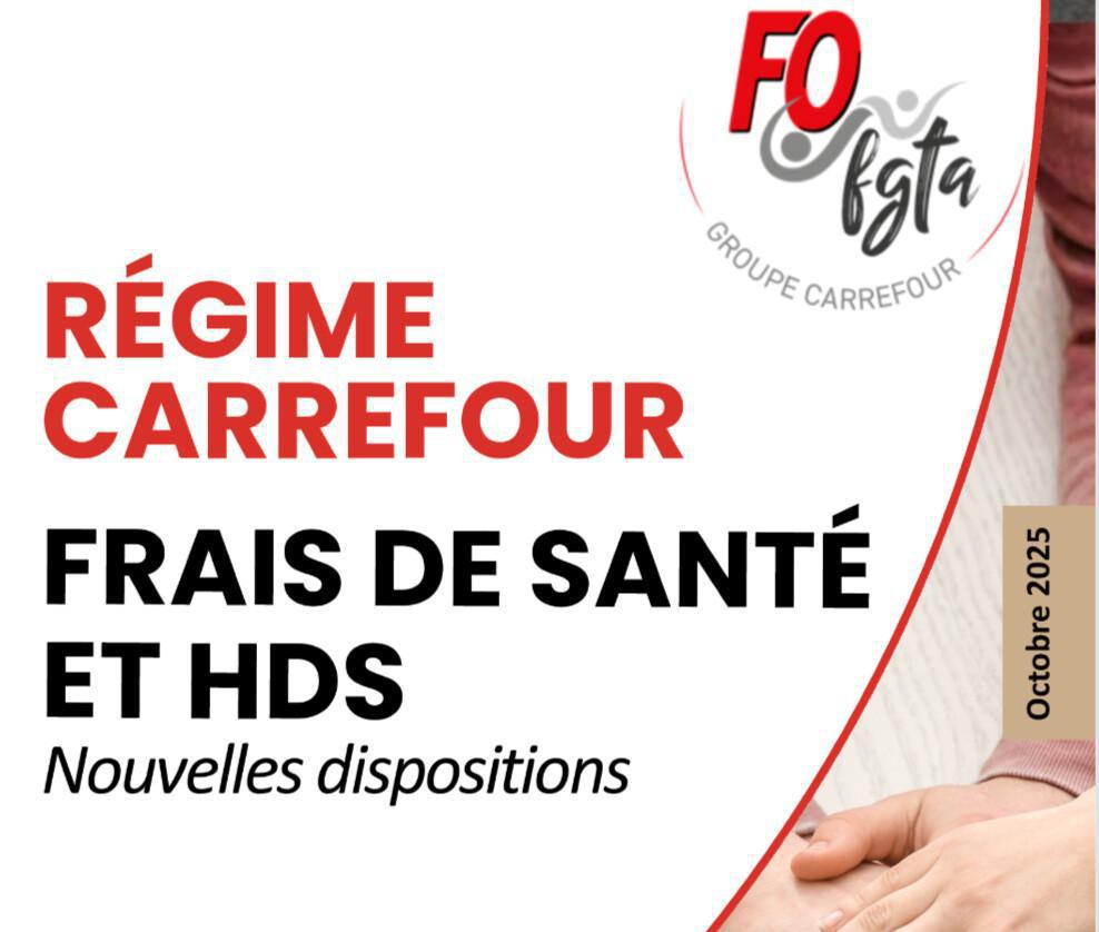 Régime Carrefour-Frais de santé et HDS-Nouvelles dispositions