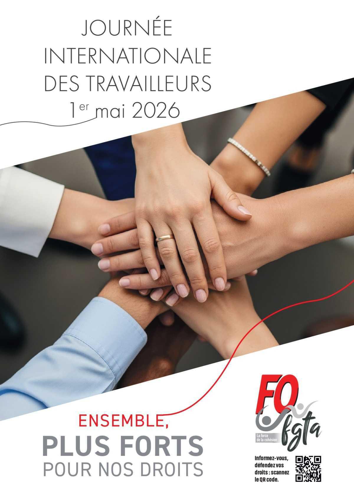 1er mai : la FGTA-FO mobilisée pour préserver un acquis essentiel pour les salariés 1er mai : la FGTA-FO mobilisée pour préserver un acquis essentiel pour les salariés