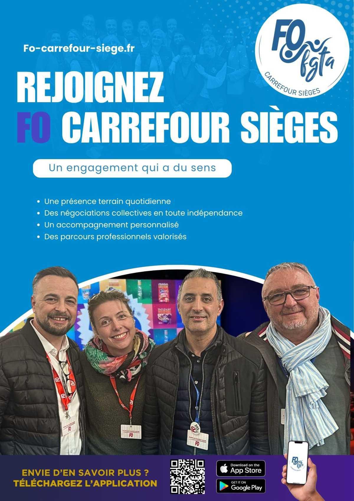 FO Carrefour sièges : rejoignez nous !