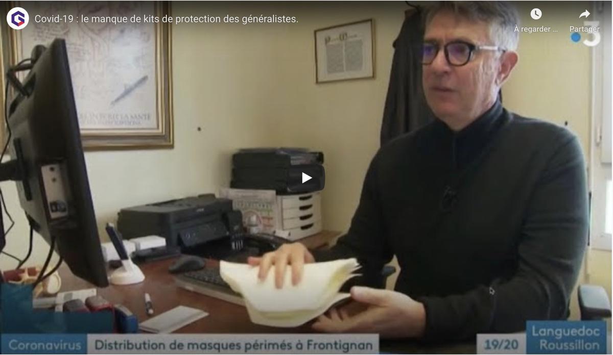 Interview de Jean Christophe propos du manque des kits de protection
