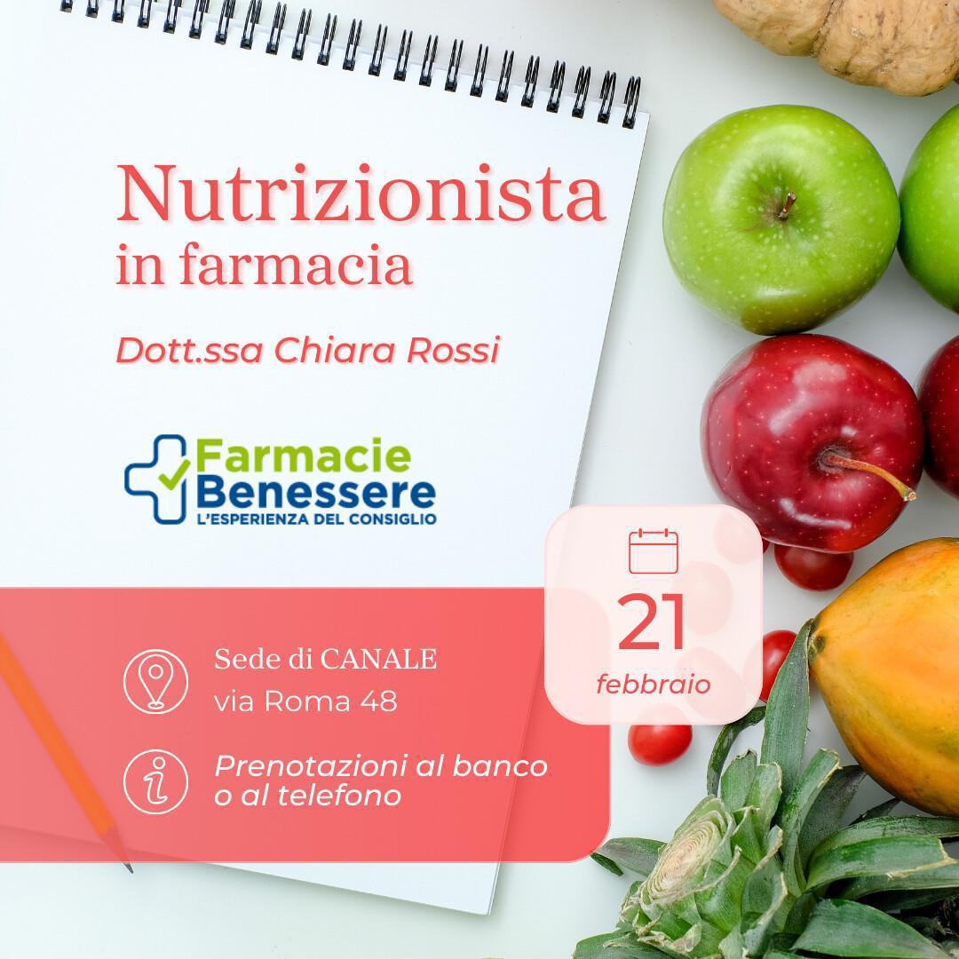 Nutrizionista in farmacia Nutrizionista in farmacia